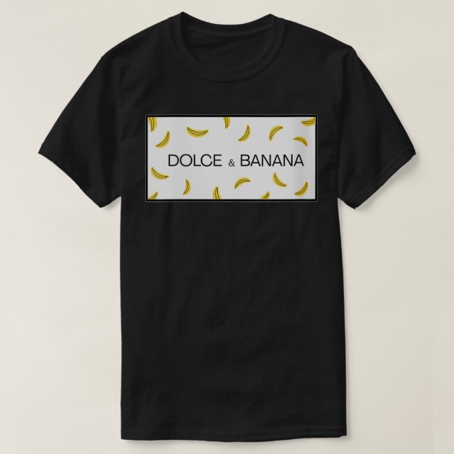 Camiseta Womens Dolce and banana funny graphic design VNeck (Diseño del anverso)