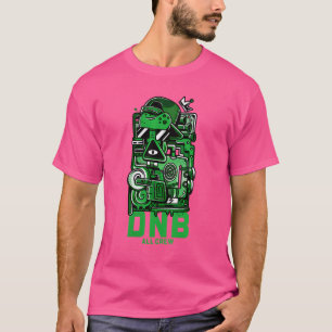 Camiseta Womens Drum And Bass Music Rave Dnb