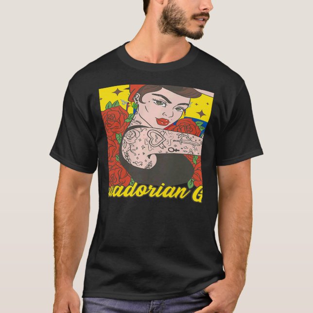 Camiseta Womens Ecuadorian Girl Ecuador (Anverso)
