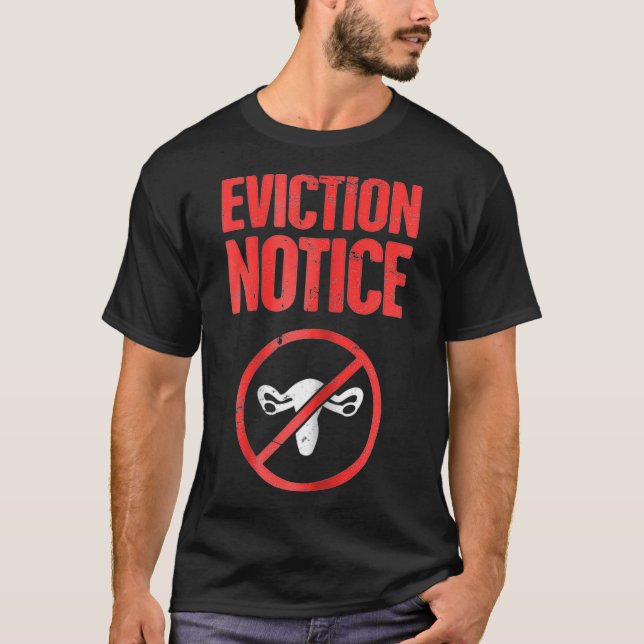 Camiseta Womens Eviction  Recovery Present for a Hysterecto (Anverso)