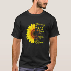 Camiseta Womens February Girl 1973 49 Years Old 49th Birthd