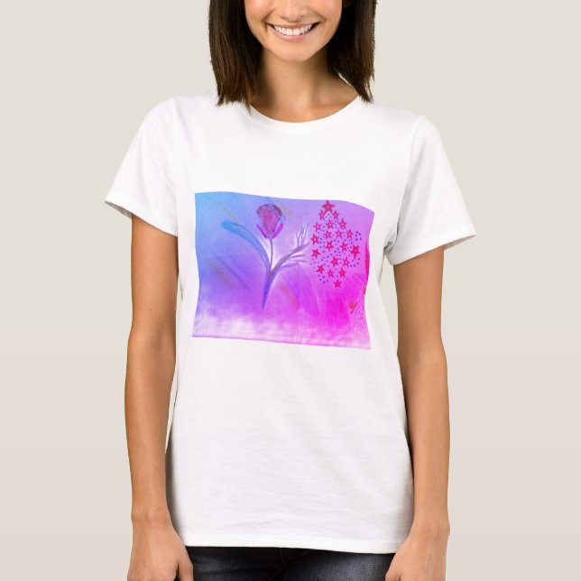 Camiseta Women's firework fun floral T-Shirt (Anverso)