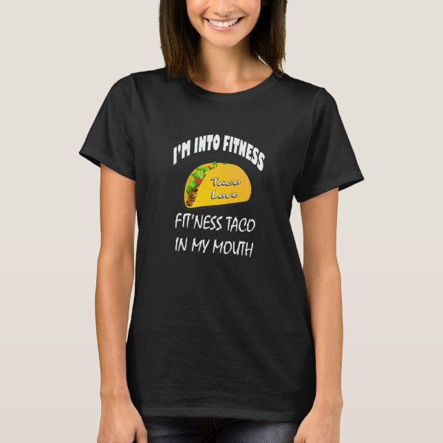 Camiseta Women's Fitness Gym Taco Cinco De Mayo Cool (Anverso)