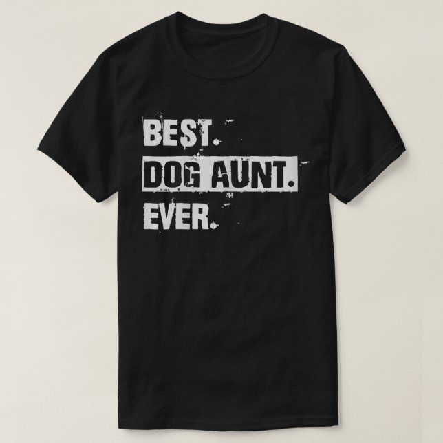 Camiseta Womens Funny Best Dog Aunt Ever Cool  (Diseño del anverso)