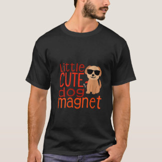 Camiseta Womens Funny Cool Dog Magnet Sunglasses Graphic fo