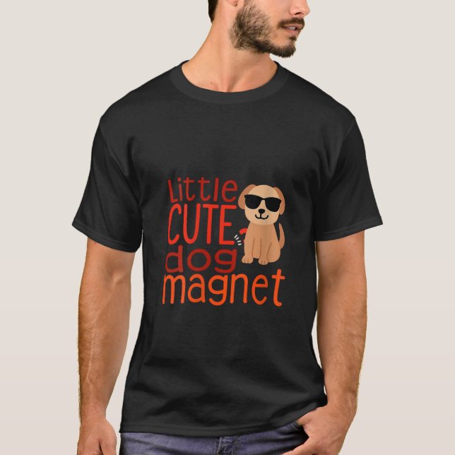 Camiseta Womens Funny Cool Dog Magnet Sunglasses Graphic fo (Anverso)