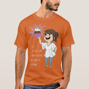 Camiseta Womens Funny Cupcake Girl Baking Pastry Muffin Wom