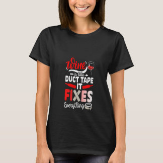 Camiseta Womens Funny Drinking Wine Alcohol Party Matchin