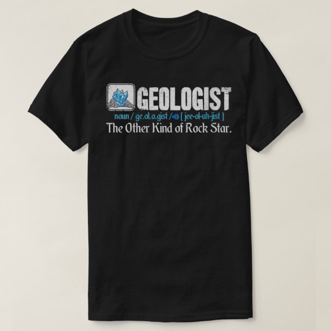 Camiseta Womens Funny Geology Geologist Definition Gift Geo (Diseño del anverso)