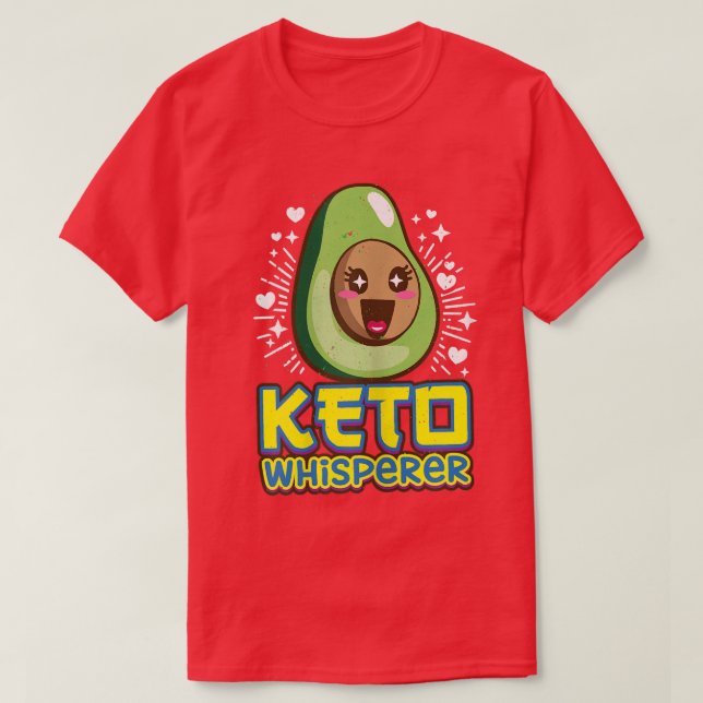 Camiseta Womens Funny Ketogenic Keto Whisperer Kawaii Cute  (Diseño del anverso)