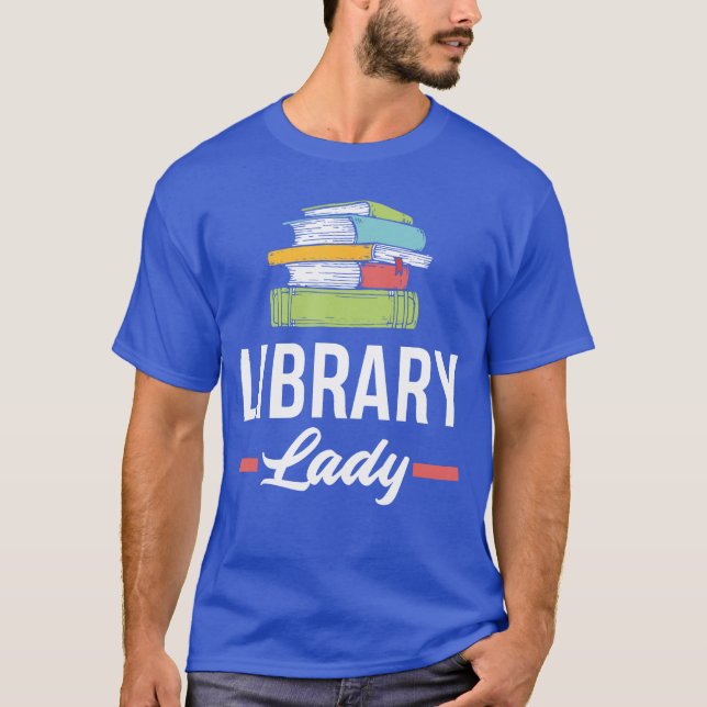 Camiseta Womens Funny Library Lady Librarian Library Assist (Anverso)