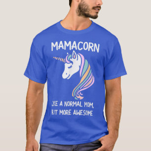 Camiseta Womens Funny Mamacorn Unicorn Costume Mom Mothers 