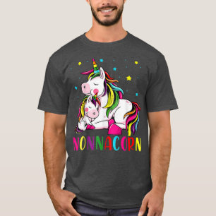 Camiseta Womens Funny Nonnacorn Unicorn Costume Nonna Mom 
