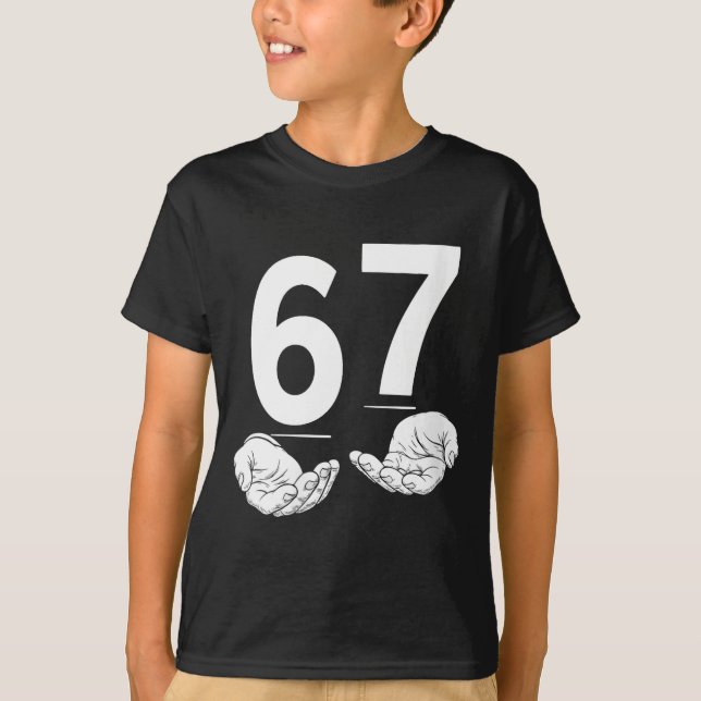 Camiseta Womens Funny Six Seven 6 7 Meme Gen Alpha Slang 6  (Anverso)
