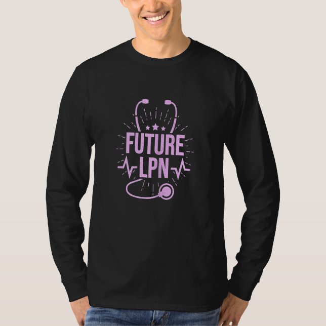 Camiseta Womens Future LPN Licensed Practical Nurse (Anverso)