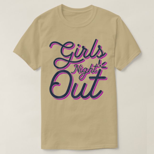 Camiseta Womens Girls Night Out Engagement Matching Bachelo (Diseño del anverso)