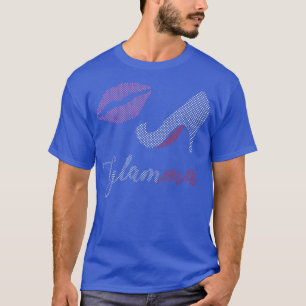 Camiseta Womens Glamma Kiss And High HeelBest Mothers Day