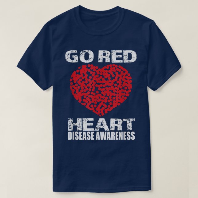 Camiseta Womens Go Red For Heart Health Awareness Month 202 (Diseño del anverso)