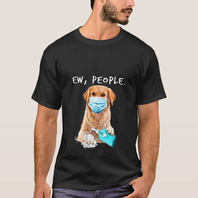 Camiseta Womens Golden Retriever Ew People Viste La Cara M (Anverso)