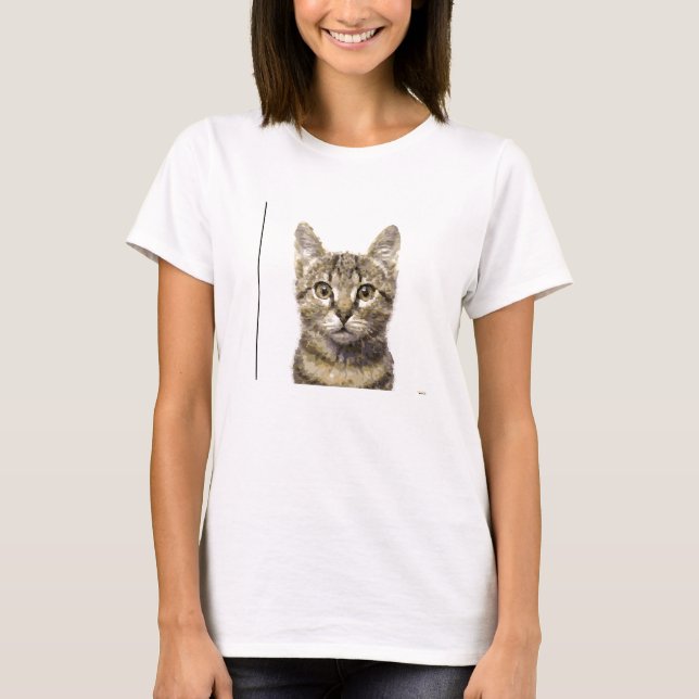 Camiseta Womens Graphic Cat Tee shirt (Anverso)