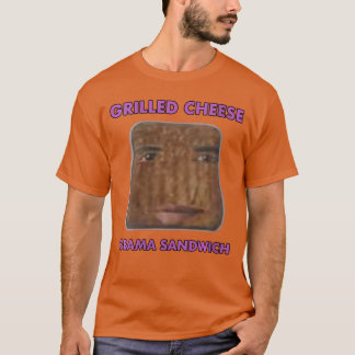 Camiseta Womens grilled cheese obama sandwich VNeck