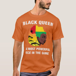 Camiseta Womens GuineaBissauan Queen Black History Month Gu
