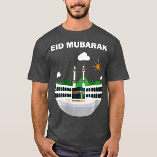 Camiseta Womens Happy Eid Mubarak 2023 AlFitr AlAdha Hajj M