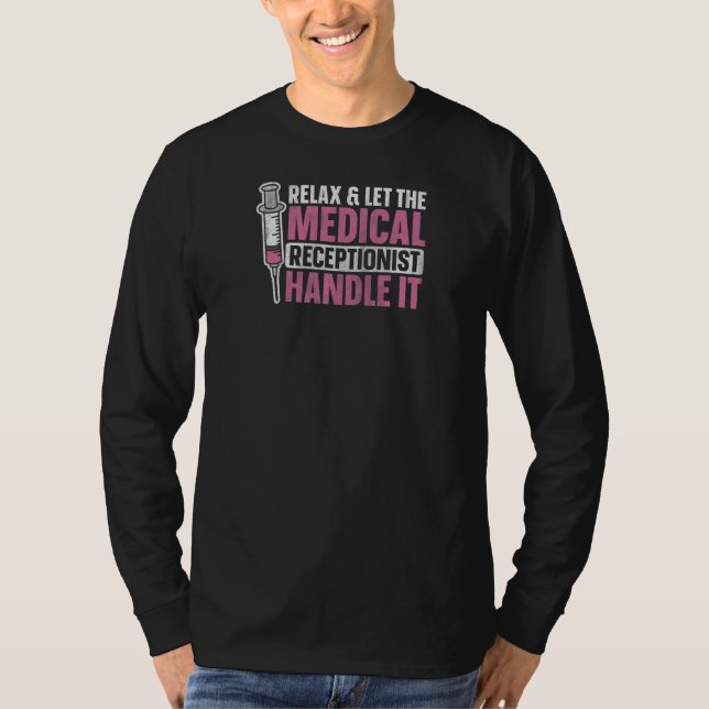 Camiseta Womens Healthcare Receptionist Quote for a Medical (Anverso)