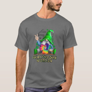 Camiseta Womens Healthcare Worker Leopard Gnomes Nurse St P