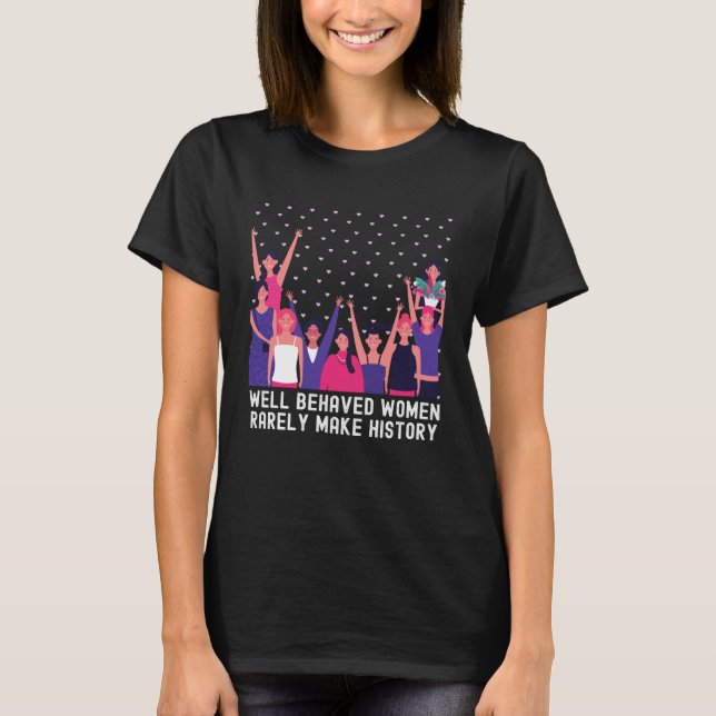 Camiseta Women's History Month Group  Quotes Family (Anverso)