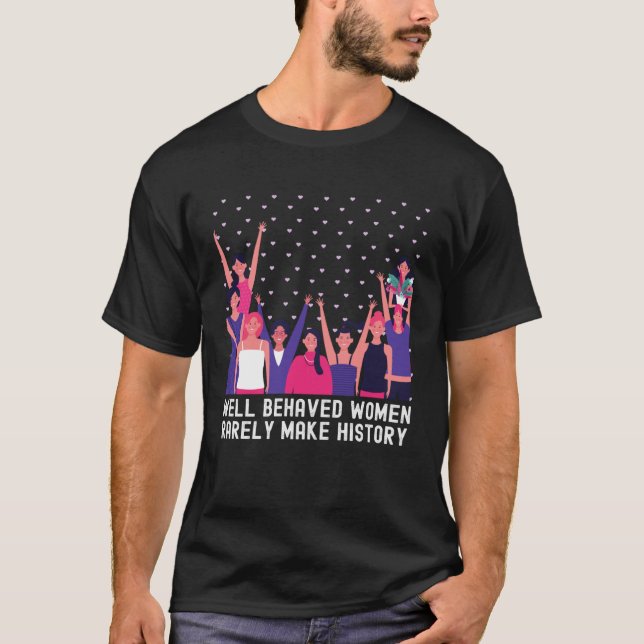 Camiseta Women's History Month Group  Quotes Family (Anverso)