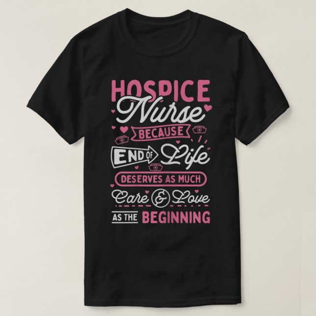 Camiseta Womens Hospice Nurse T-Shirt (Diseño del anverso)