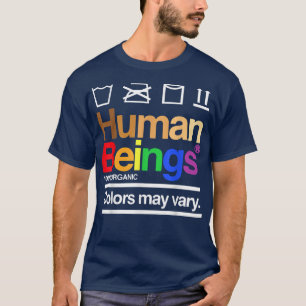 Camiseta Womens Human Being 100 Organic Colors May Vary LGB