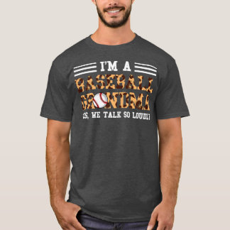 Camiseta Womens I'm a baseball grandma yes American Footbal
