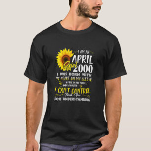 Camiseta Womens I'm An April Girls 2000 21St Birthday Gifts