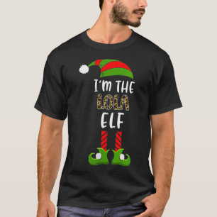 Camiseta Womens I'm The Lola Elf Matching Christmas Family