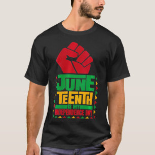 Camiseta Womens Juneteenth is my Independence day novelty J