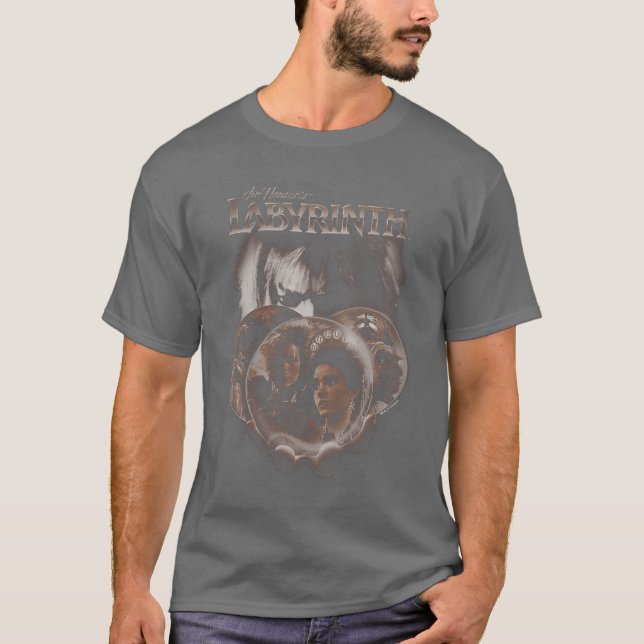 Camiseta Womens Labyrinth Globes VNeck boy (Anverso)