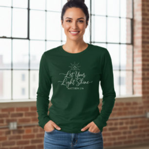 Camiseta Women's Let Your Light Shine Long Sleeve T-shirt