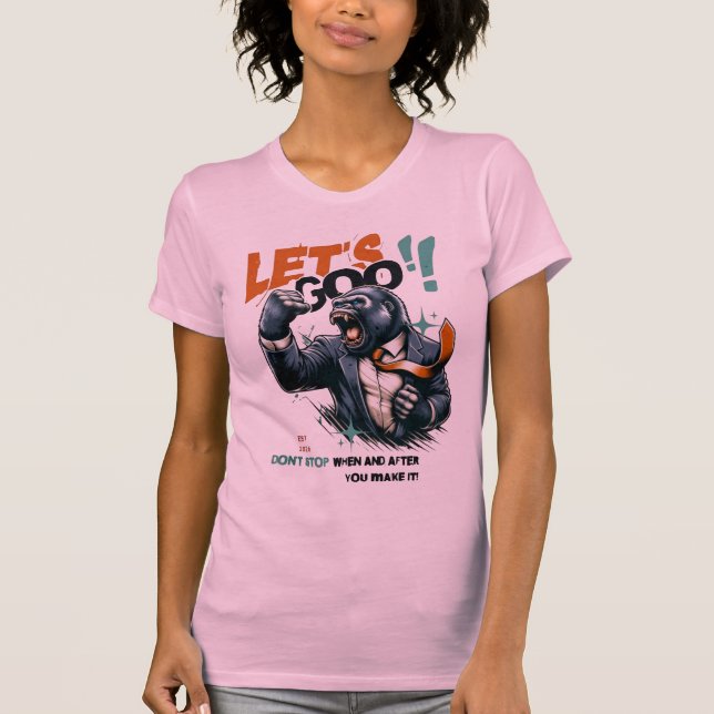 CAMISETA WOMEN'S LET'S GOO LESSONS LEARN SOFT TEE (Anverso)