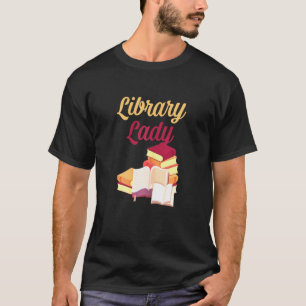 Camiseta Womens  Library Lady Librarian Books Idea