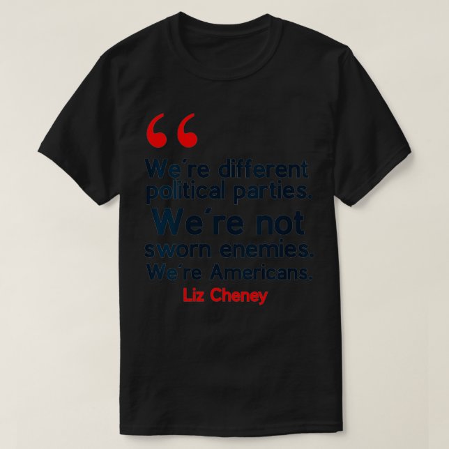 Camiseta Womens Liz Cheney Cita VNeck  (Diseño del anverso)