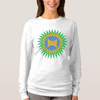 Camiseta Women's Long Sleeve T-Shirt ash  SUN  BRASIL