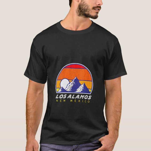 Camiseta Womens Los Alamos New Mexico  Usa Ski 1980s Retro  (Anverso)