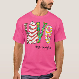 Camiseta Womens Love Grammylife Christmas Grandma Gift Swee