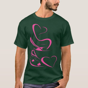 Camiseta Womens Loves CoffeeMomma Coffee Lover