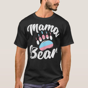 Camiseta Womens Mama Bear LGBTQ Trans Cool Transgender Gift