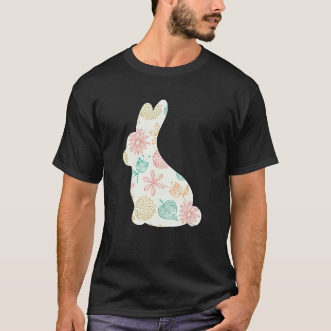 Camiseta Womens Mama Bunny Floral Mommy Bunny Easter Mom (Anverso)
