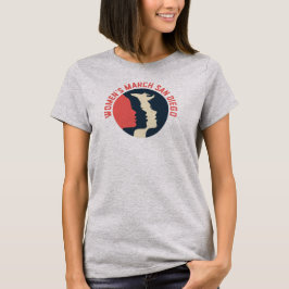 Camiseta Women's March San Diego Official T-Shirt