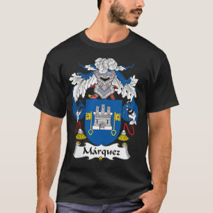Camiseta Womens Marquez Coat of Arms Family Crest VNeck